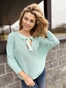 Nora - Pull turquoise