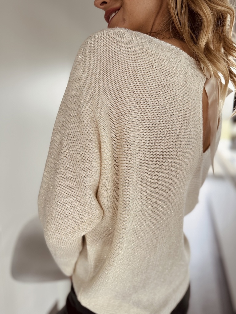 Nora - Pull beige