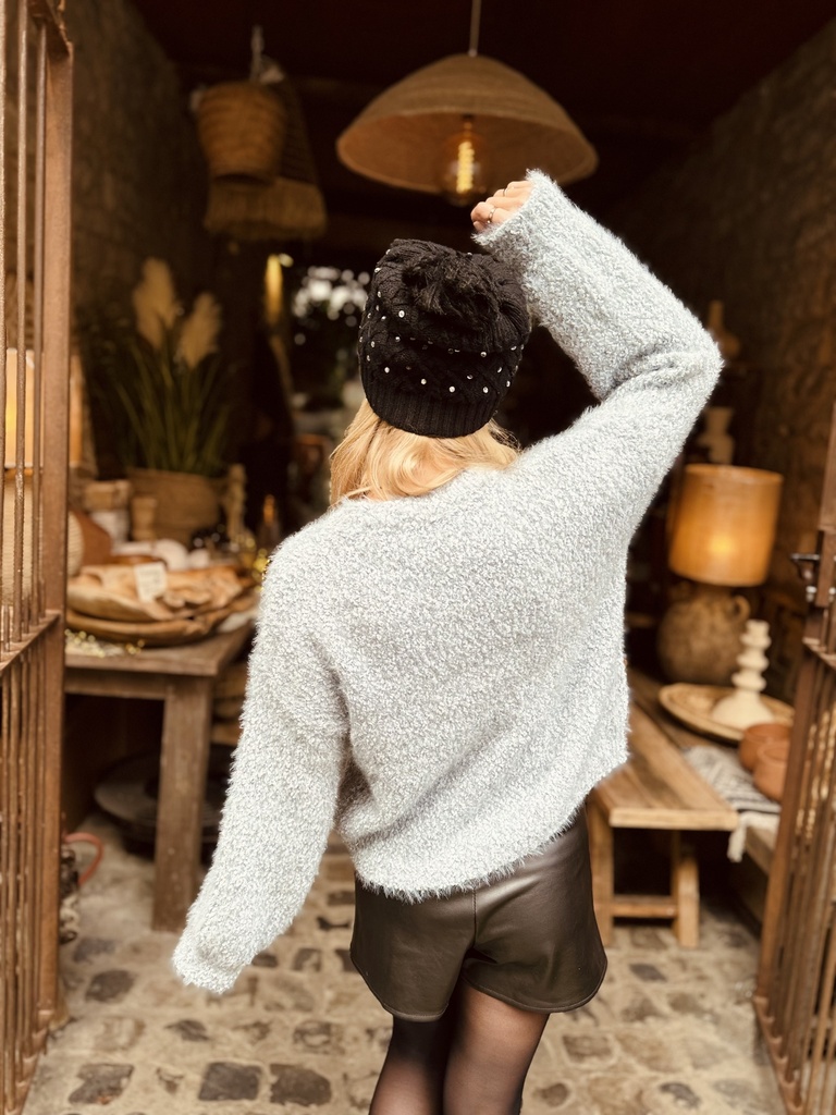 Lou - Pull bleu 