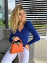 Louise - Blouse Bleu