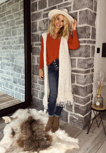 Camille - Gilet beige